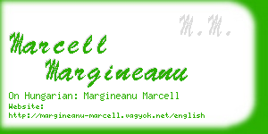 marcell margineanu business card